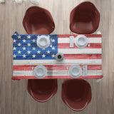 Tovaglia USA Bandiera su Pannelli di Legno — Foto